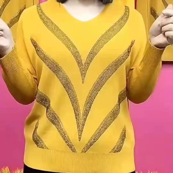 Antonia – Luxuriöser Sofia Stylish Diamonds Pullover für Damen
