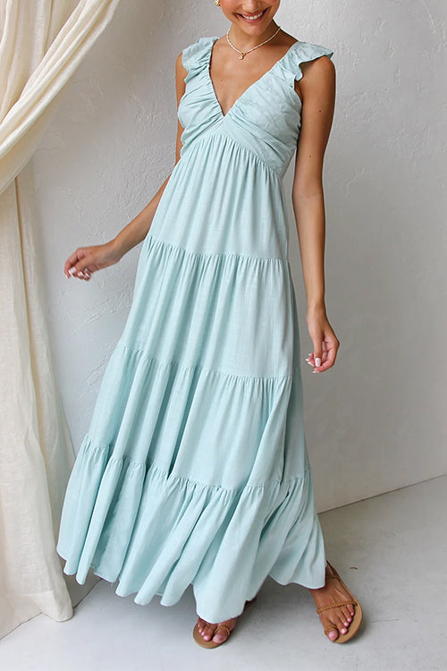 Sofia – Zeitlose Eleganz Langes Kleid für Damen
