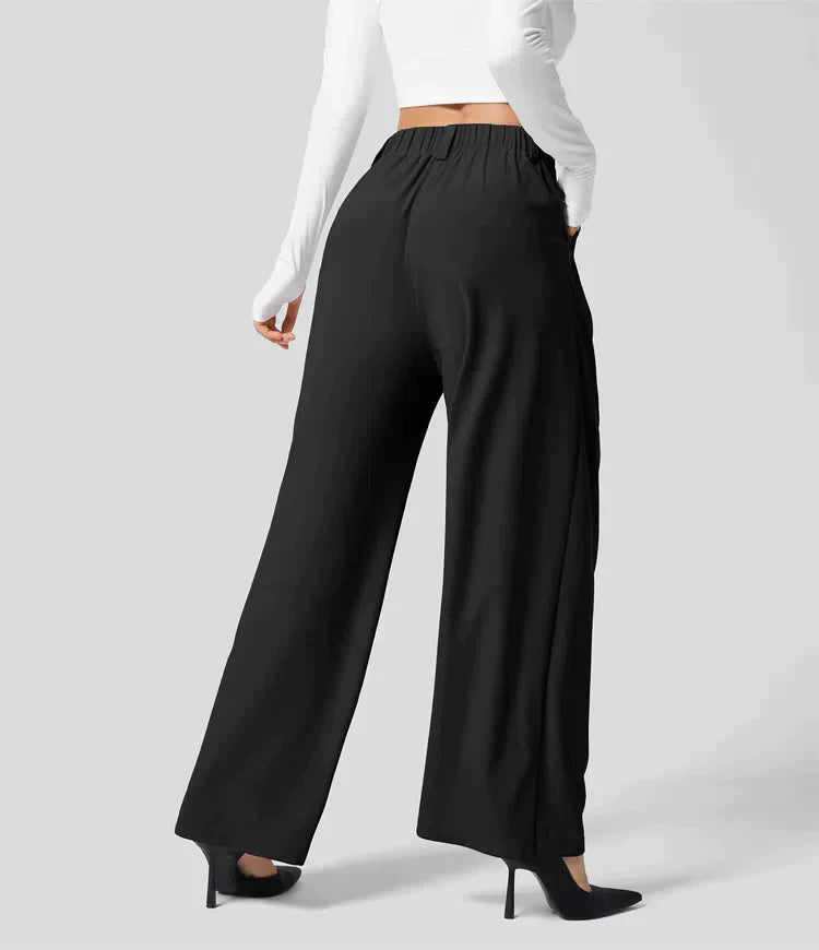 Giulia – Hochtaillierte Casual-Hose für Damen