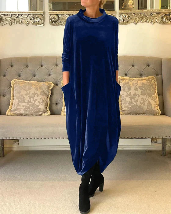 Martina – Luxuriöses Samtkleid für Frauen