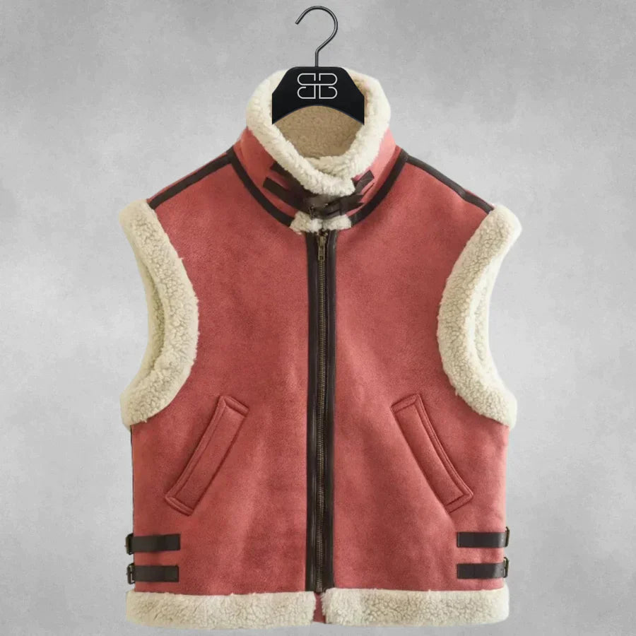 Isabella – Winter Luxe Ärmelose Weste für Damen