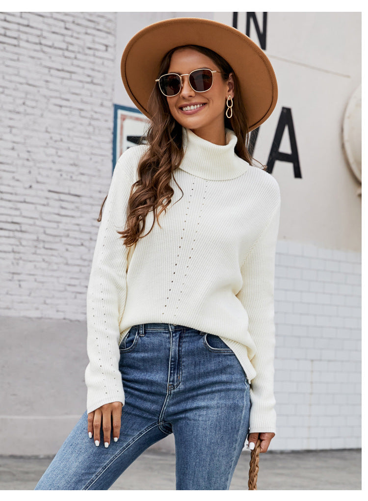 Giulia – Hochgeschlossener Weicher Pullover für Frauen