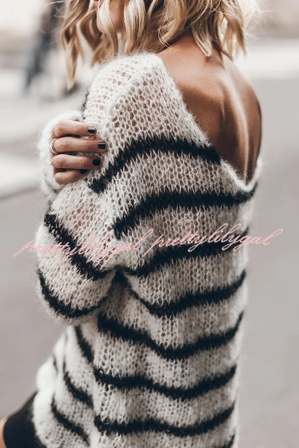 Sophia – Bequemer Gestreifter Pullover für Frauen