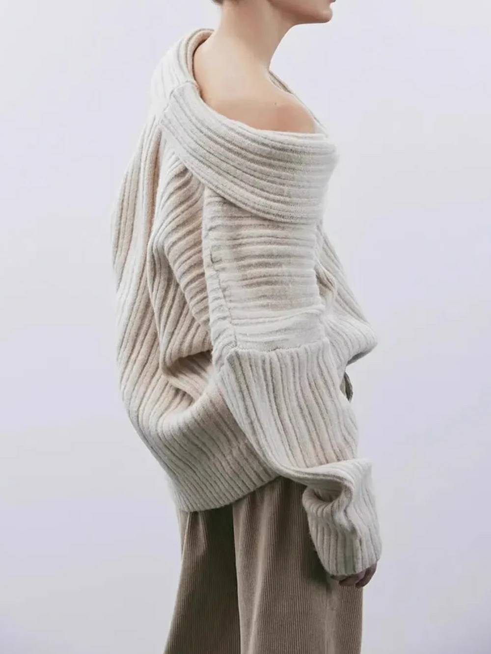 Marina – Gemütlicher Oversize-Strickpullover für Damen