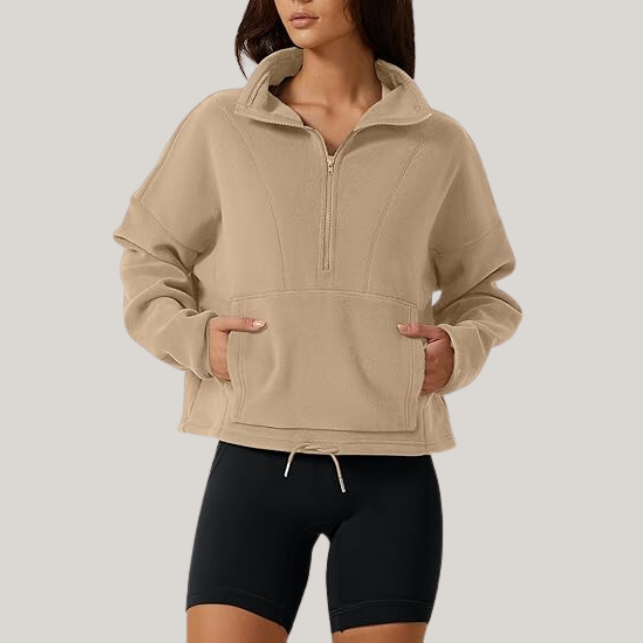 Giulia – Kuschelige Sherpa-Fleece-Jacke für Damen