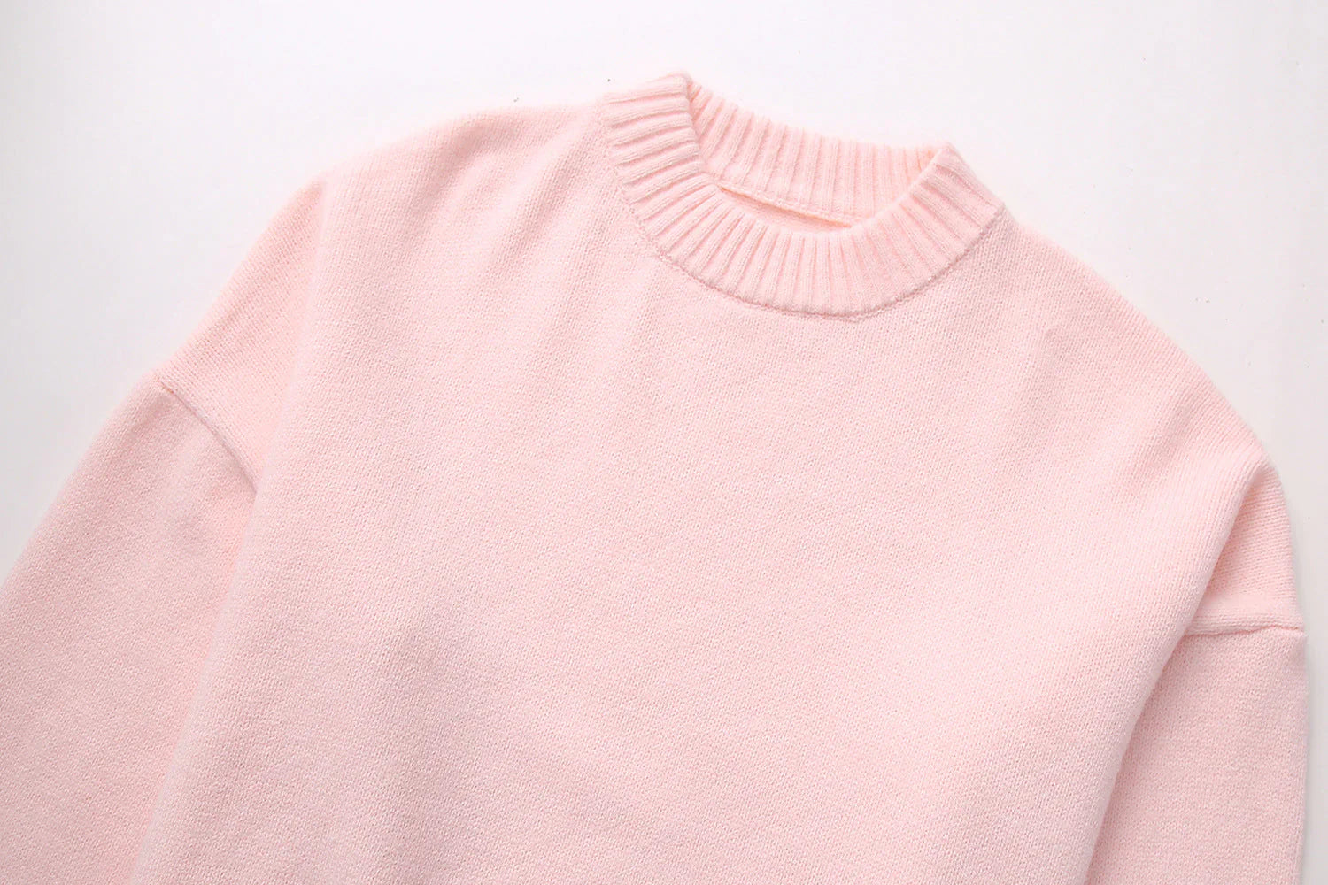 Carla- Damen Pullover mit Rundhalsausschnitt