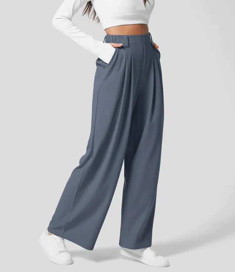 Giulia – Hochtaillierte Casual-Hose für Damen