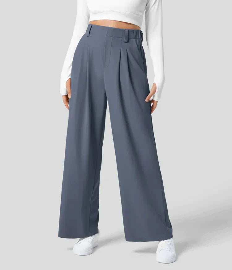 Giulia – Hochtaillierte Casual-Hose für Damen