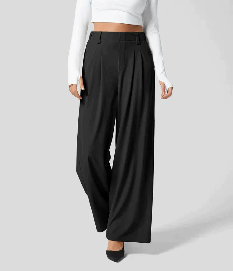 Giulia – Hochtaillierte Casual-Hose für Damen