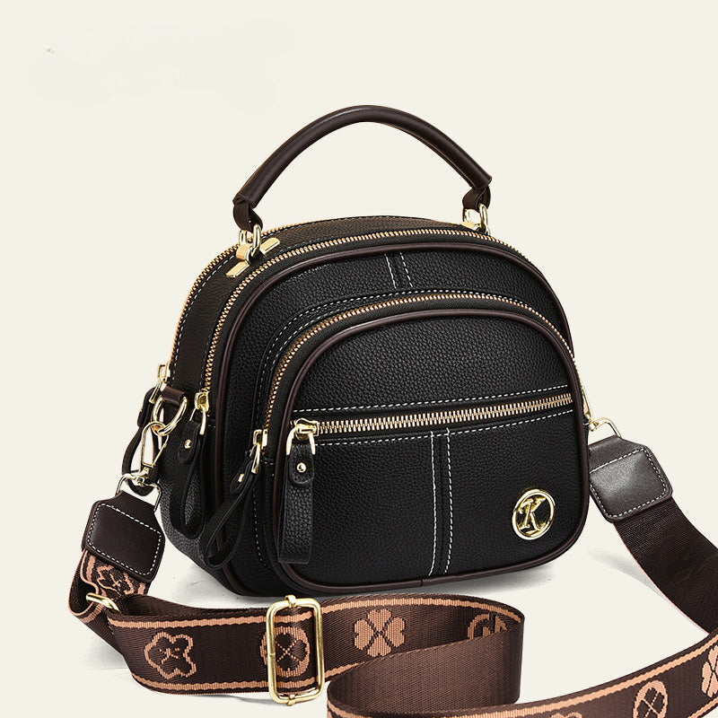 quinn - Leder Crossbag für Frauen