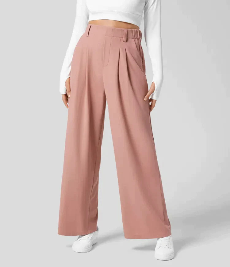 Giulia – Hochtaillierte Casual-Hose für Damen