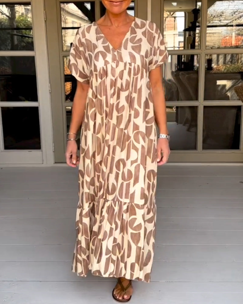 Isabella – Elegantes Damenkleid mit V-Ausschnitt und Taillenschnitt