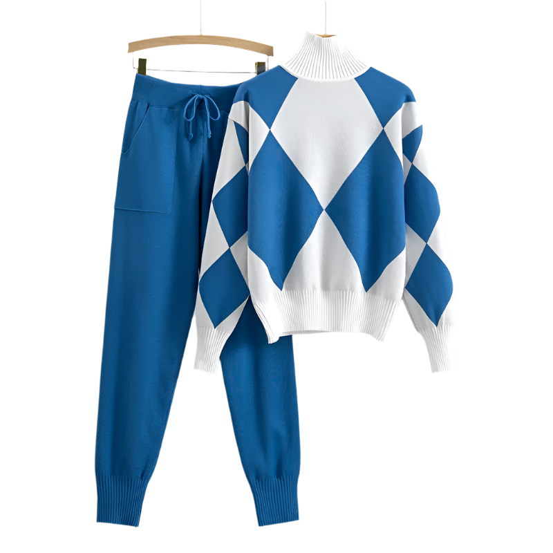 Isabella – Gemütlicher Herbst-Strickanzug für Damen