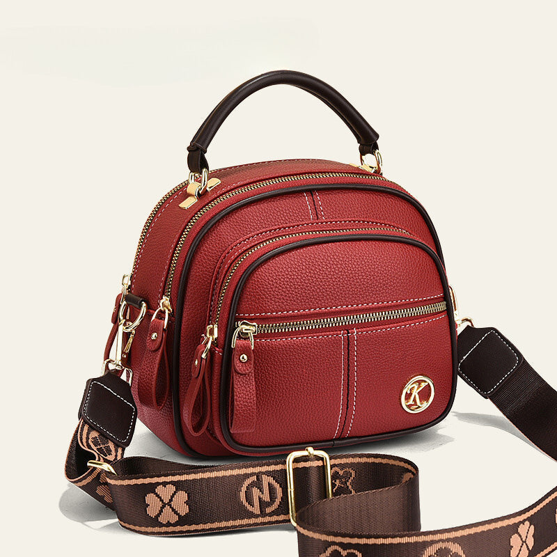 quinn - Leder Crossbag für Frauen