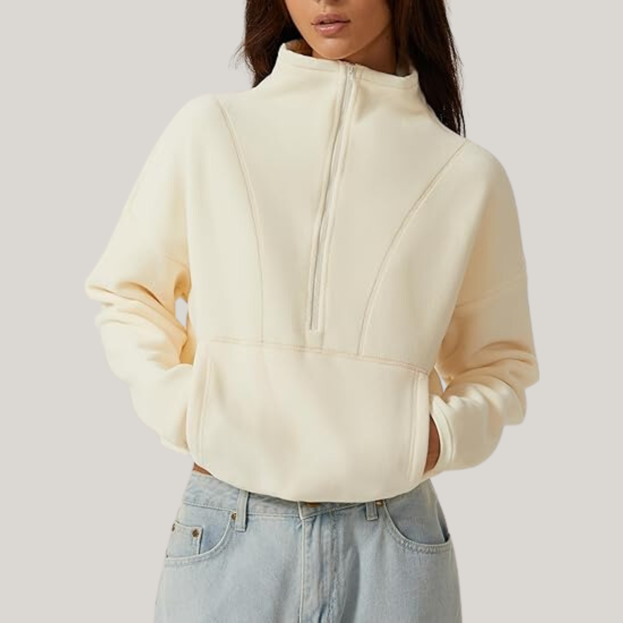 Giulia – Kuschelige Sherpa-Fleece-Jacke für Damen