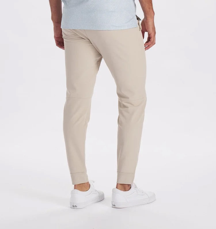 Luca – Lässige Schlanke Sommerhose mit Elastischem Bund für Herren