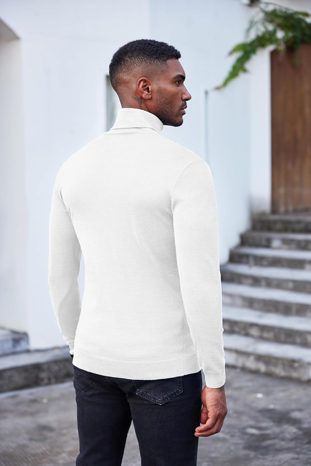 Luciano – Herren Slim Fit Rollkragenpullover