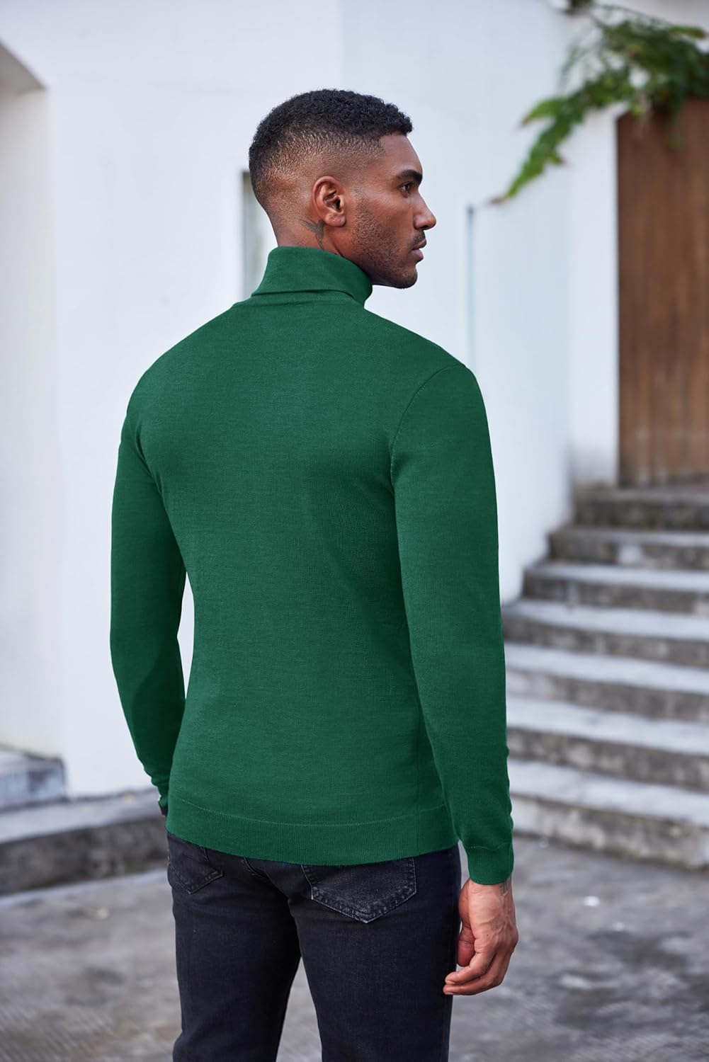 Luciano – Herren Slim Fit Rollkragenpullover