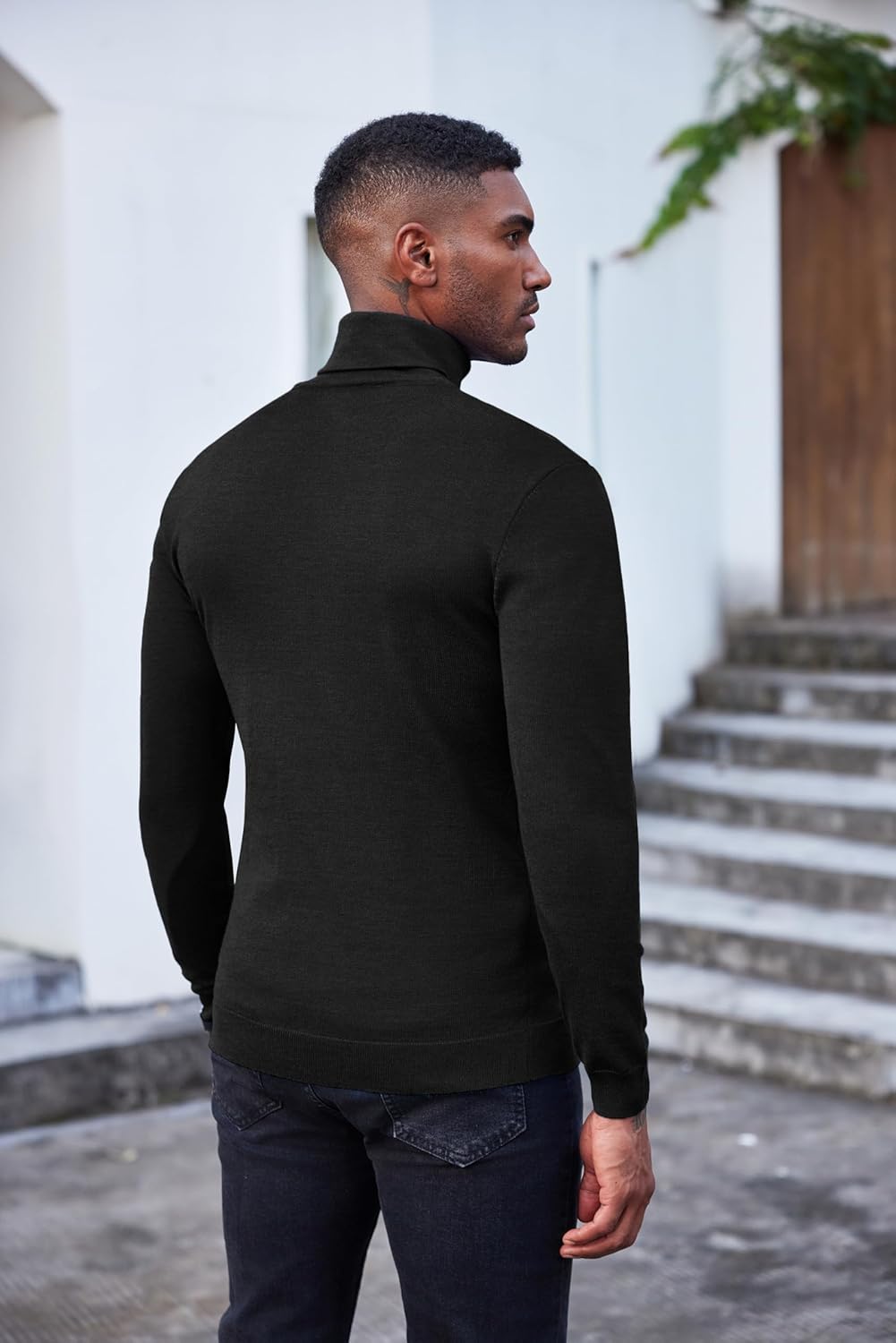 Luciano – Herren Slim Fit Rollkragenpullover