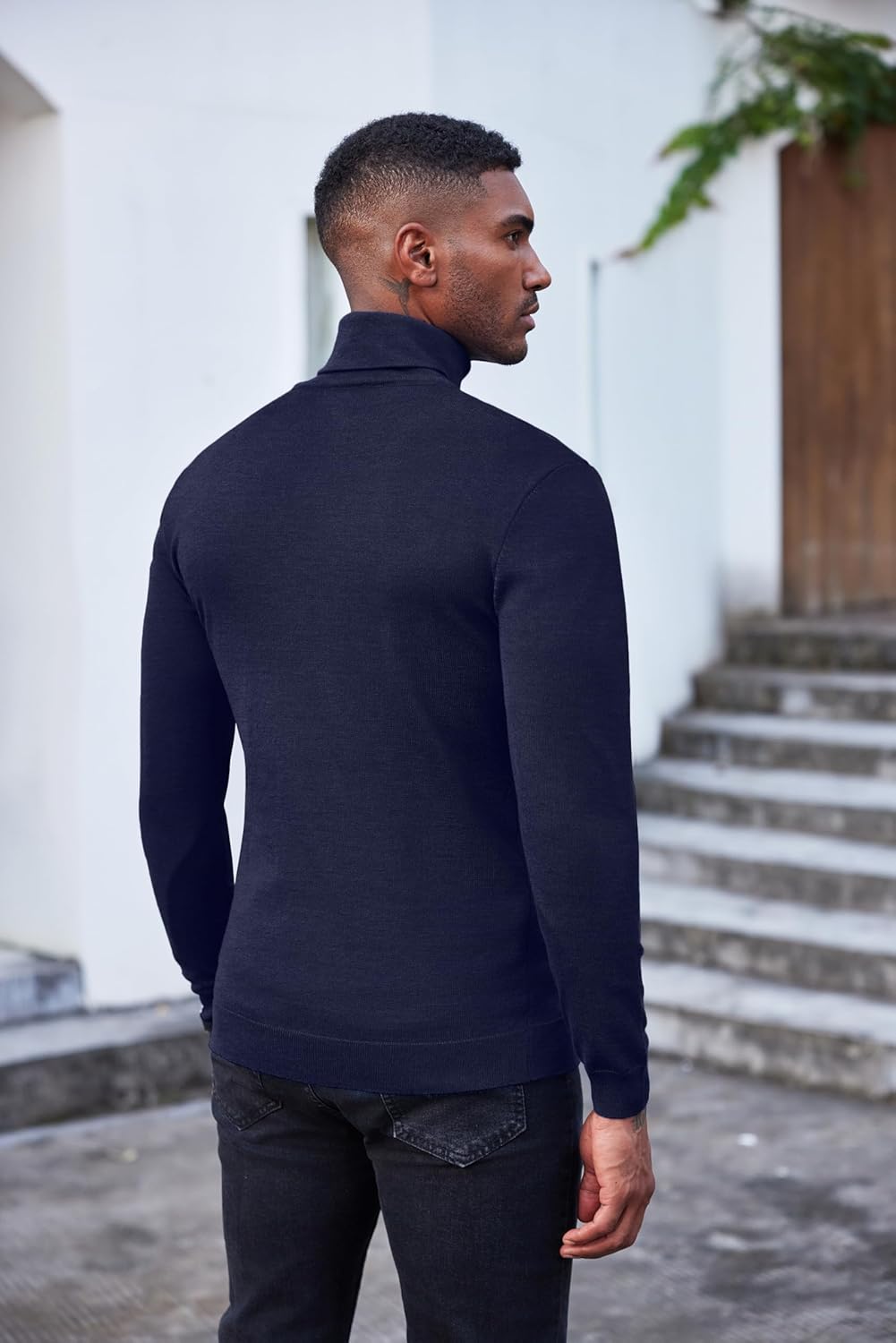 Luciano – Herren Slim Fit Rollkragenpullover