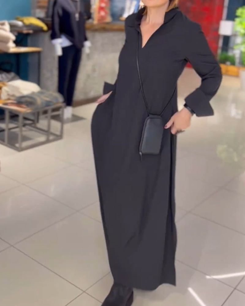 Camila – Elegantes Abendkleid mit Schlitz für Damen
