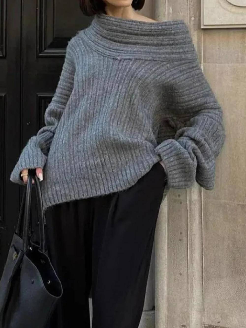 Marina – Gemütlicher Oversize-Strickpullover für Damen