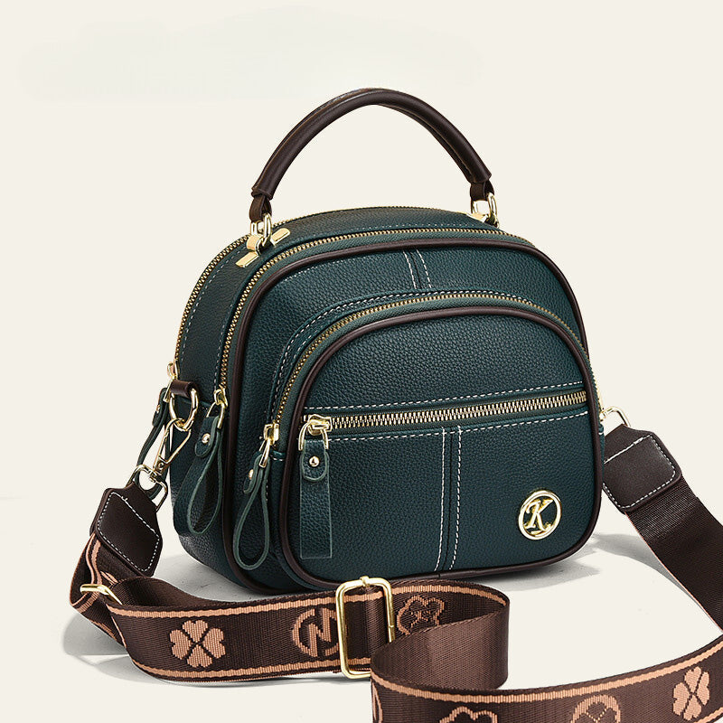 quinn - Leder Crossbag für Frauen