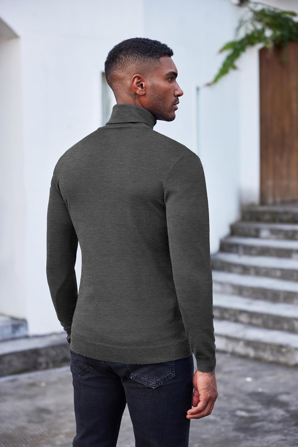 Luciano – Herren Slim Fit Rollkragenpullover