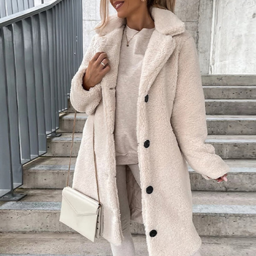 Giovanni – Luxus Komfort Damen Teddy Mantel