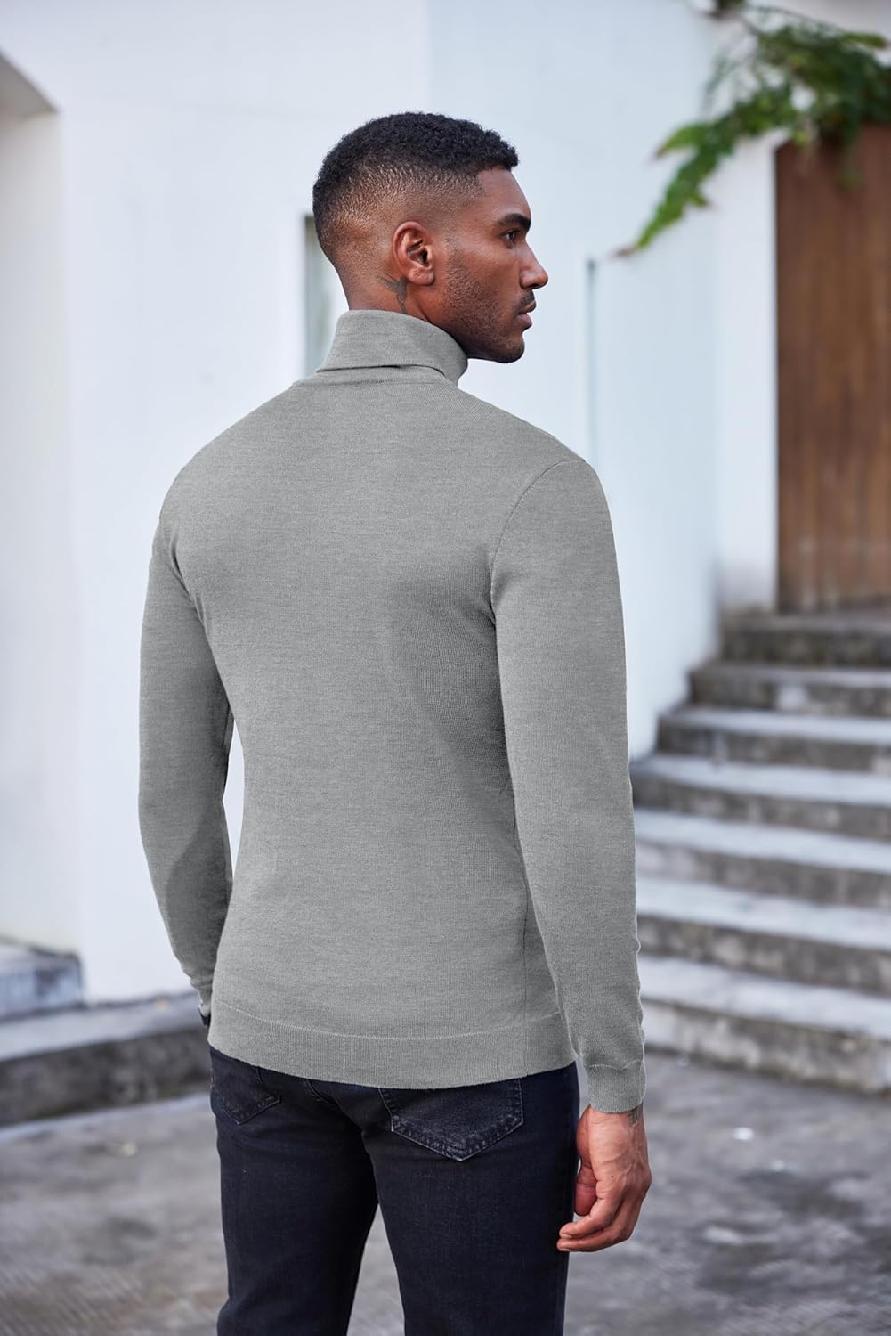 Luciano – Herren Slim Fit Rollkragenpullover