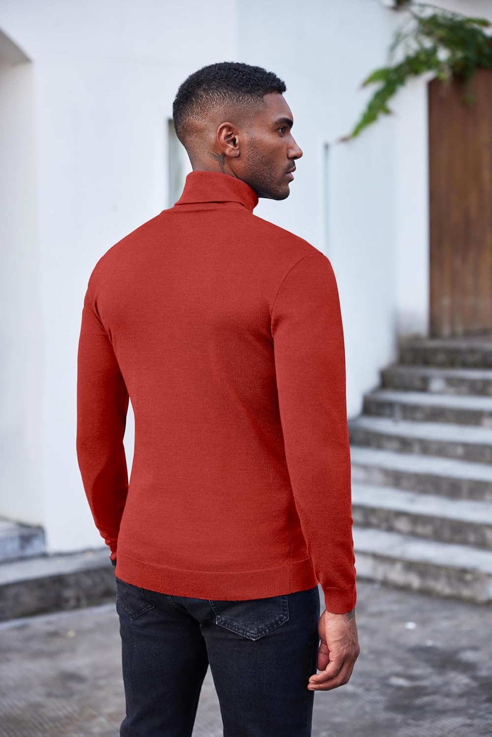 Luciano – Herren Slim Fit Rollkragenpullover