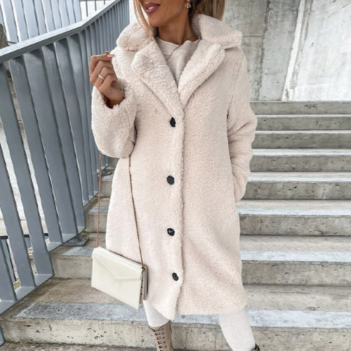Giovanni – Luxus Komfort Damen Teddy Mantel