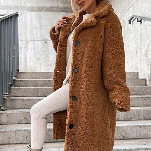 Giovanni – Luxus Komfort Damen Teddy Mantel