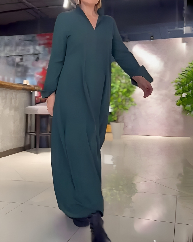 Isabella – Fließendes Maxikleid für Frauen Stilvoll und bequem