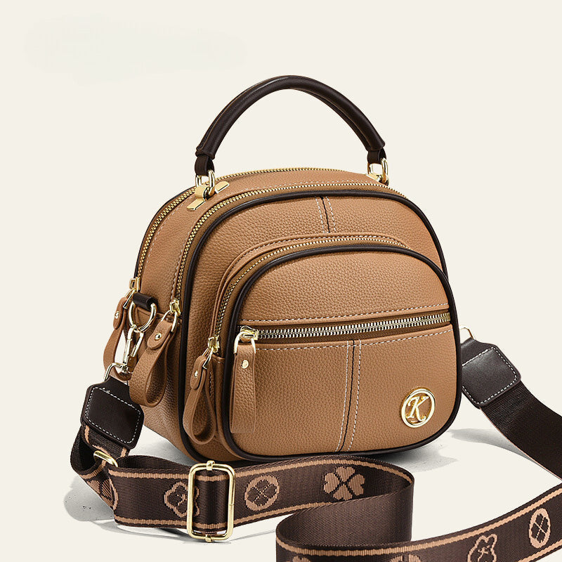 quinn - Leder Crossbag für Frauen