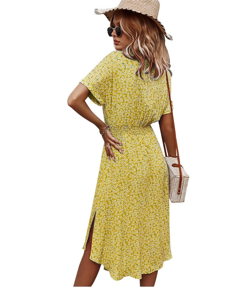Sofia – Verspieltes Sommerkleid mit Blumenmuster für Damen