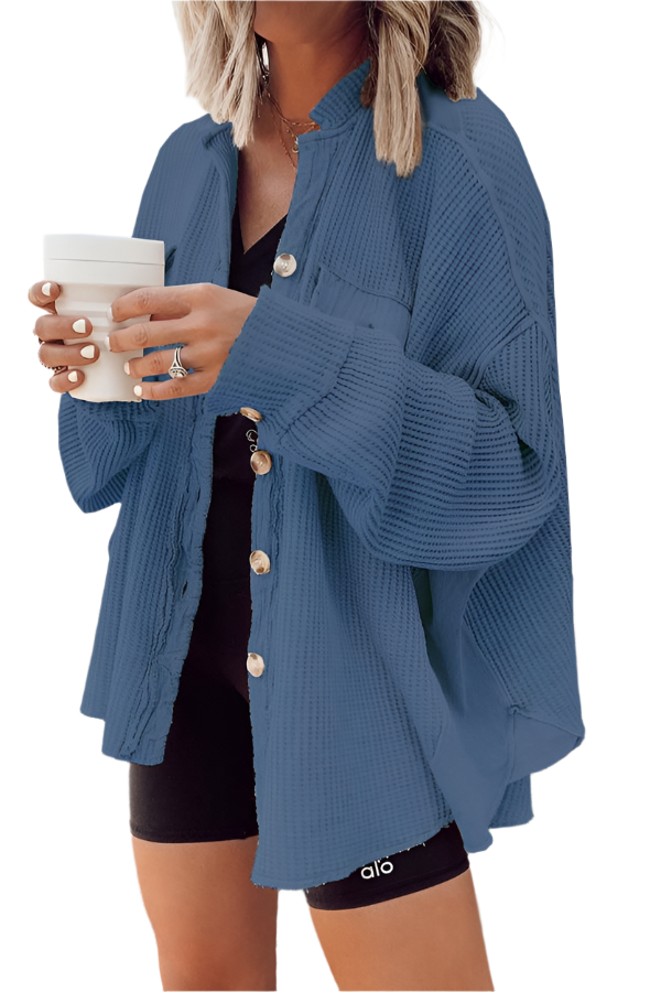 Amélie – Bequeme Sherpa Damen Shirtjacke