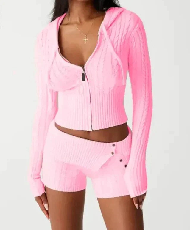 Isabella – Stylisches Gestricktes Damen-Outfit-Set