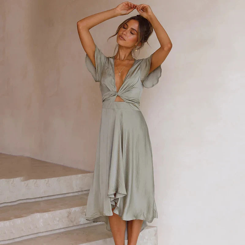 Giulia – Elegantes Midi-Kleid für Frauen