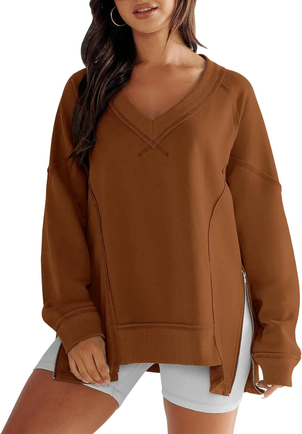 Gisela - Damen Sweatshirt in Übergröße