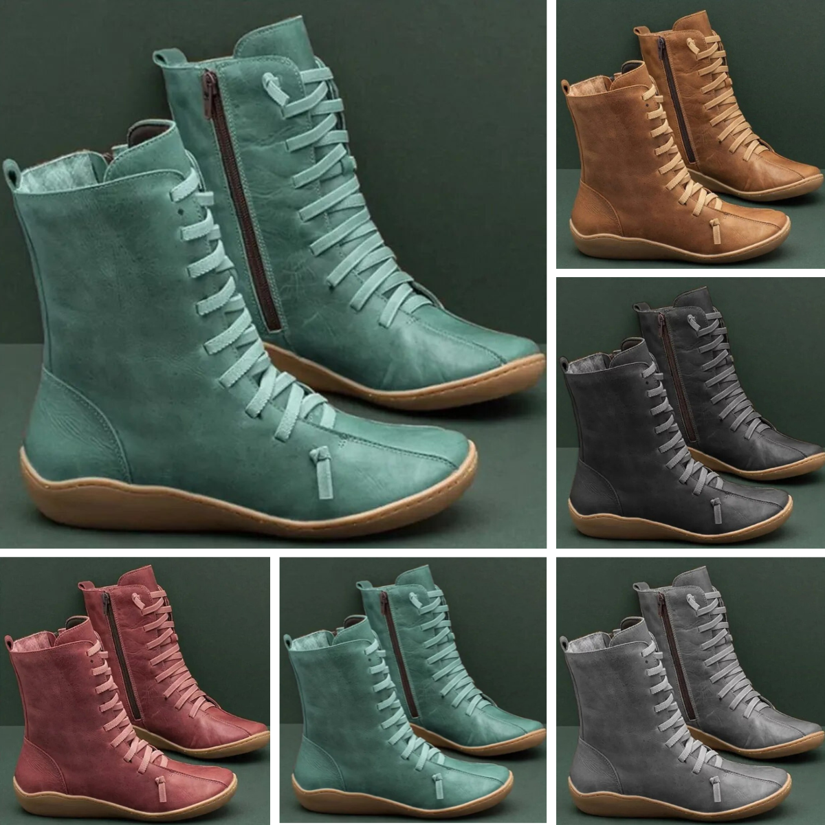 Lorenza – Zeitlose Stiefel aus Naturleder für Damen