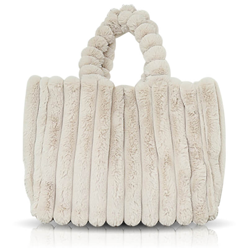 Amelia – Plüschige Damen Schultertasche