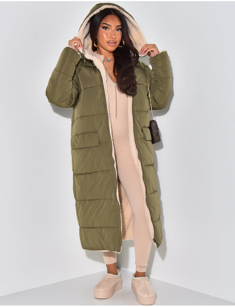 Chiara – Wendbarer Langer Wintermantel für Damen