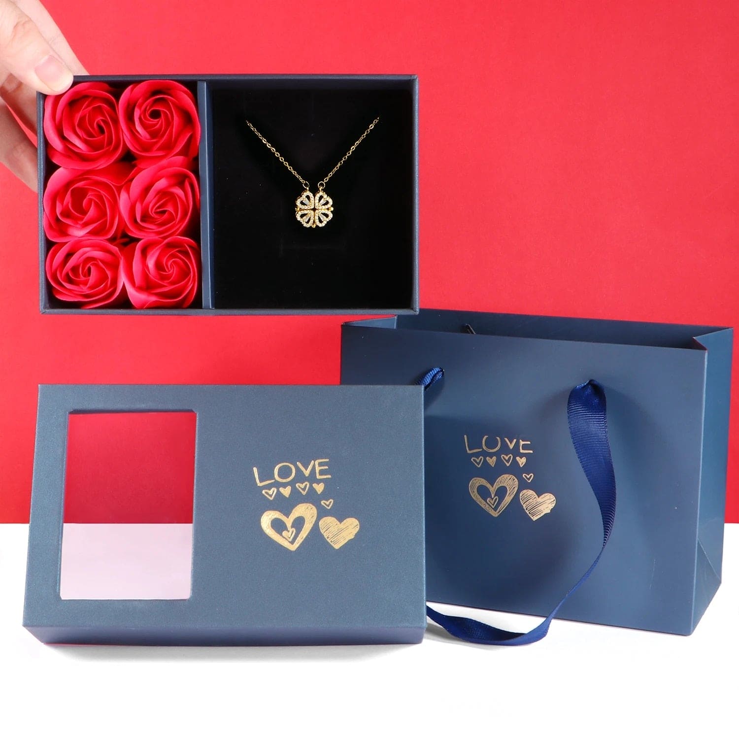Sofia – Hearts Halskette für Damen