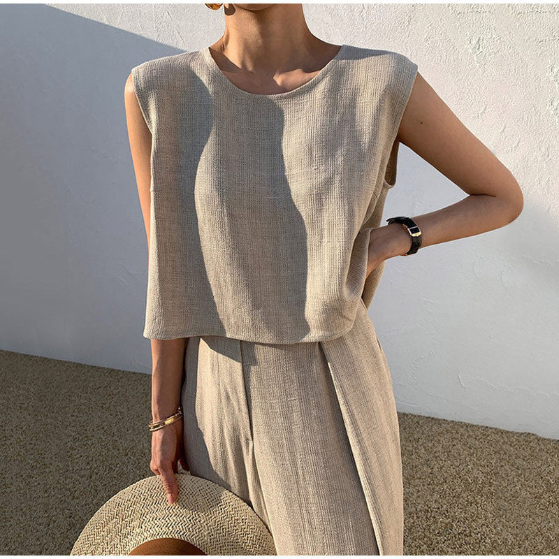 Elena – Elegantes Damen-Leinen-Set