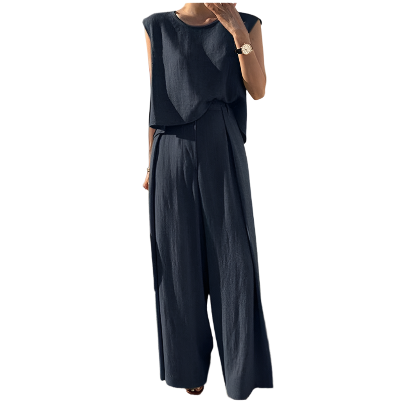Elena – Elegantes Damen-Leinen-Set