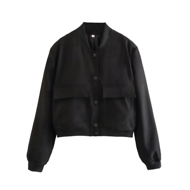 Luca – Luxe-Fleece Damen-Winter-Bomberjacke