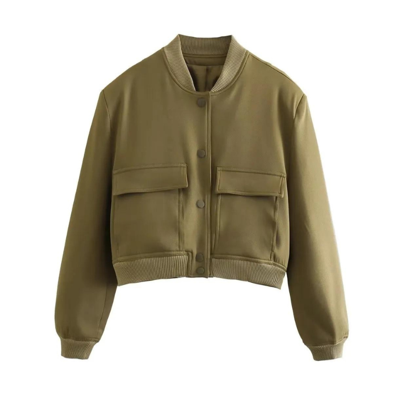 Luca – Luxe-Fleece Damen-Winter-Bomberjacke