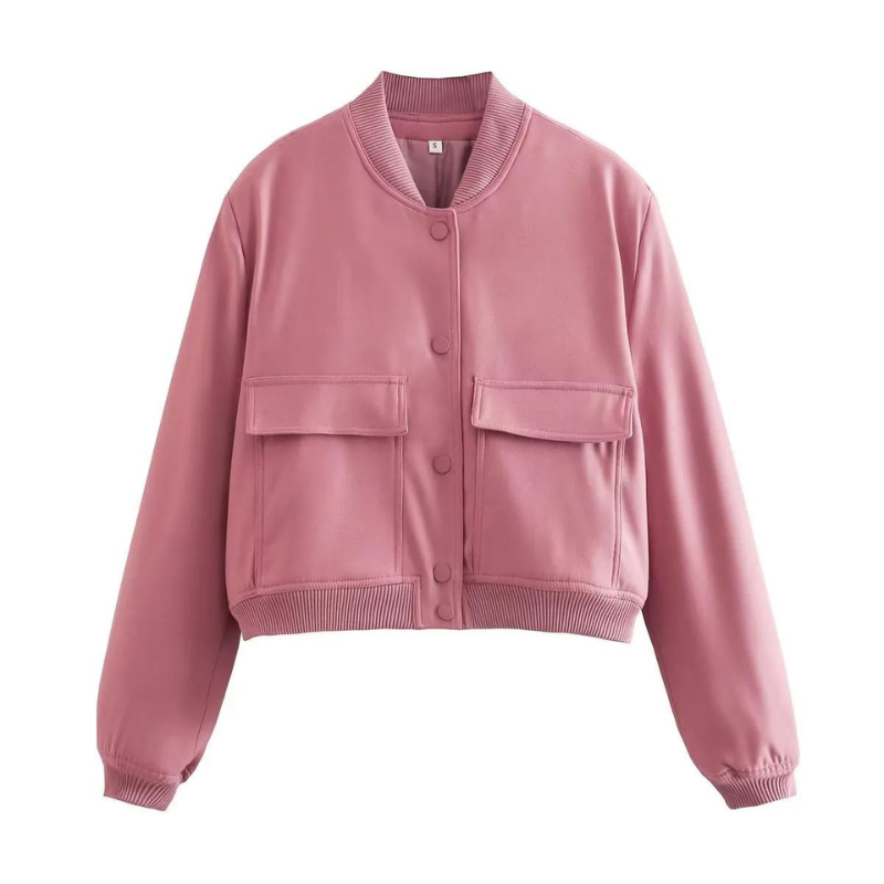 Luca – Luxe-Fleece Damen-Winter-Bomberjacke