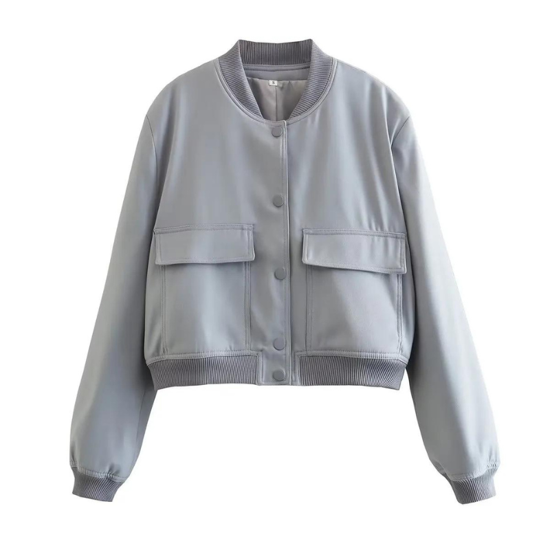 Luca – Luxe-Fleece Damen-Winter-Bomberjacke